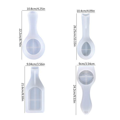 Spoon Fork Holder Pad Epoxy Resin Mold Spatula Rack Utensil-2 2