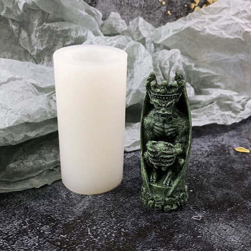 Silicone Soap Making Mold - Halloween Western Devil Bat Silicone 1
