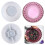 DIY Serving Board Organizer Dish Silicone Mold Nut Snacks Tray 6
