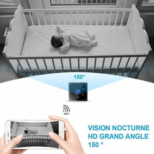 Hidden Camera Solution, Wi-Fi Enabled Ultra Small Mini Camera for 24/7 Full HD Surveillance with Motion Detection 2