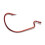 50pcs Fish Hooks Offset Worm Hooks High Carbon Steel with Storage Box 6