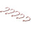 50pcs Fish Hooks Offset Worm Hooks High Carbon Steel with Storage Box 4