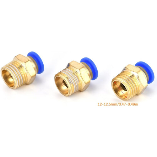 Ευθεία Πνευματικά Εξαρτήματα, Σωλήνας 8mm OD X3/8” Σπείρωμα G, Πνευματικός Γρήγορος