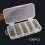 100pcs Stainless Steel Fish Hooks Set - 5 Sizes with Plastic Box 1