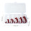50pcs Fish Hooks Offset Worm Hooks High Carbon Steel with Storage Box 2