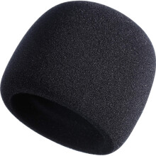 Filtro antipop para microfone, protetor de vento de espuma de alta densidade para diversas aplicações, barreira contra poeira, fácil de instalar e