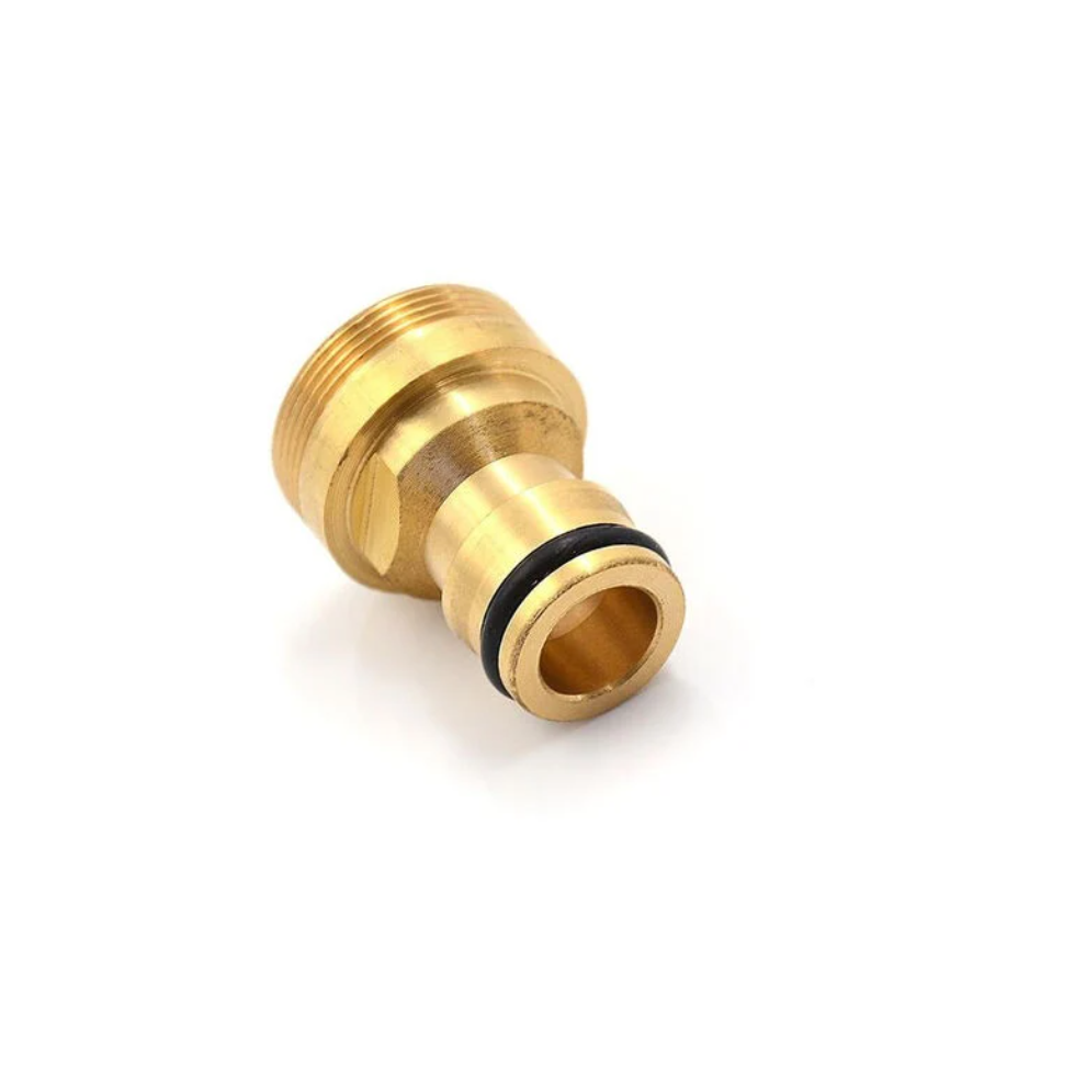 Threaded Hose Adaptor, Solid Brass Ensures Leak Free And Durable Construction For Your Kitchen Tap Connector, 1 Piece 9173940248434