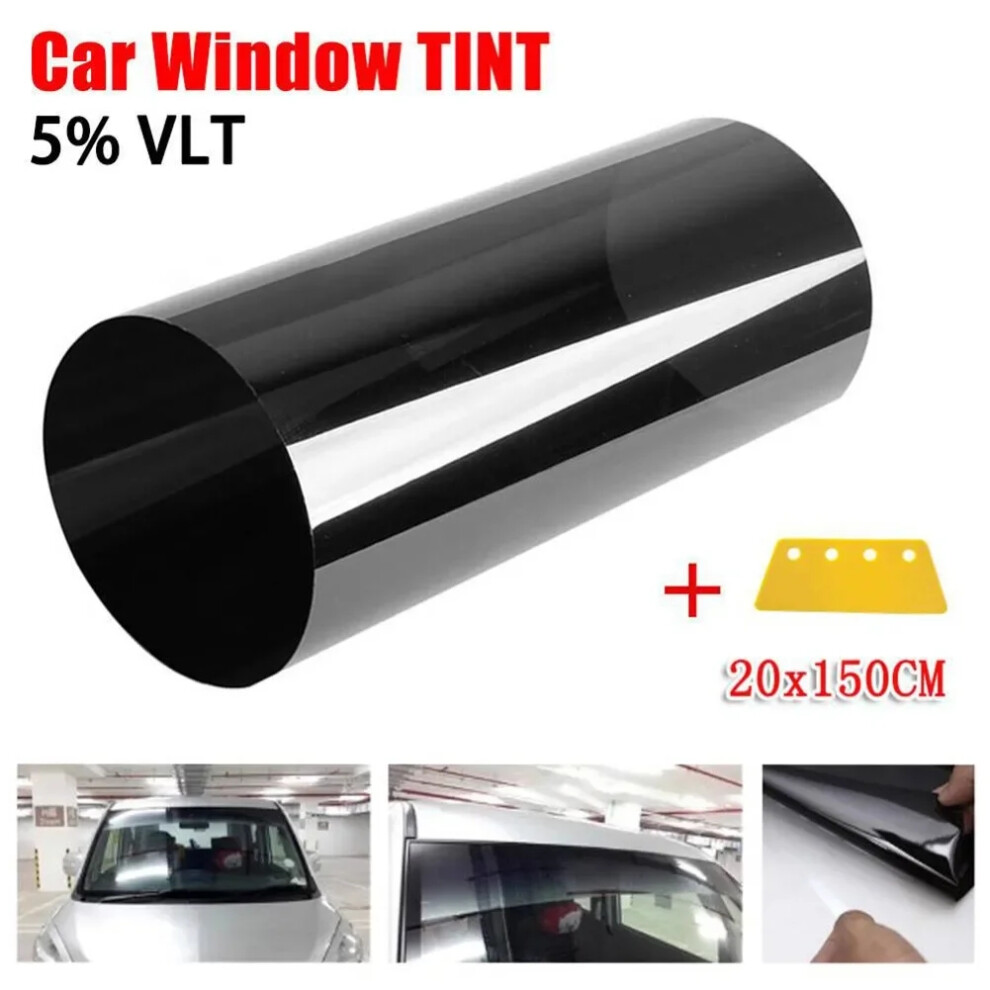 Findme 20Cm150cm Car 5% Vlt Sunshade Tint Film Â Front Windshield Uv Blocking Window Sticker 6935161517675