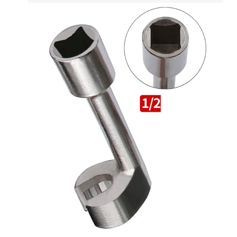 2Pcs Automotive 1/2Inch Drive Diesel Fuel Line Socket 17 19Mm Line Socket Wrench Diesel Fuel Line Socket Wrenches 6935161502695