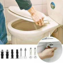 Hintere Muttern Befestigungsschraube 7 5 cm Toilettensitz-Ersatzset mit Schraubenscheiben, kompatibel mit und standardmäßig