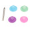 40pcs Dental Polishing Discs Set, Surface Grinding, Multicolor 5