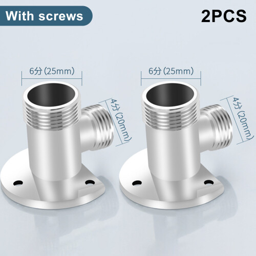 Electroplated Finish Conversion Joint Mixing Valve for Fixed Base Showers with Exceptional Leak Proof Features