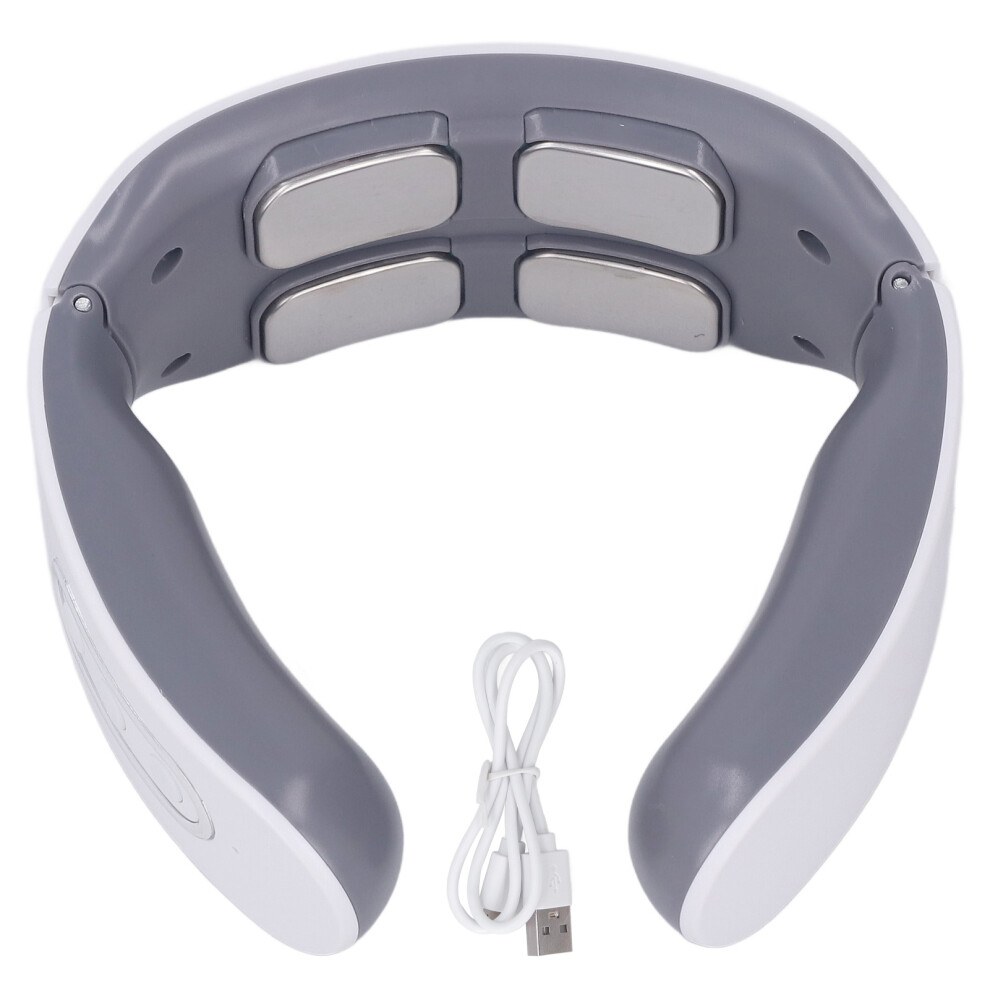 Cordless Neck Massager Electric Deep Tissue Shiatsu With Soothing Heat Auto Shut Off Function For Muscle Pain Relief At Home Or On The Go