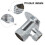 Electroplated Finish Conversion Joint Mixing Valve for Fixed Base Showers with Exceptional Leak Proof Features 7