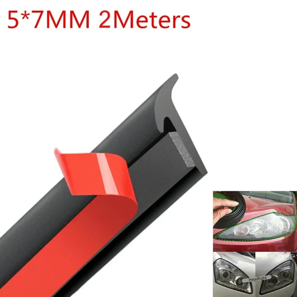 2M Car Rubber Seals Edge Sealing Strips Auto Roof Windshield Car Rubber Sealant Protector Seal Strip Window Seals For Auto 6935161473964