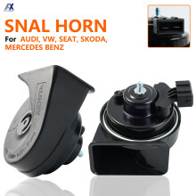 Dual Snail Horn 12V 110-125DB vízálló magas alacsony Skoda Octavia Fabia Superb Audi A4 B5 100 80 A8 D2 A3 8L VW Sharan Passat