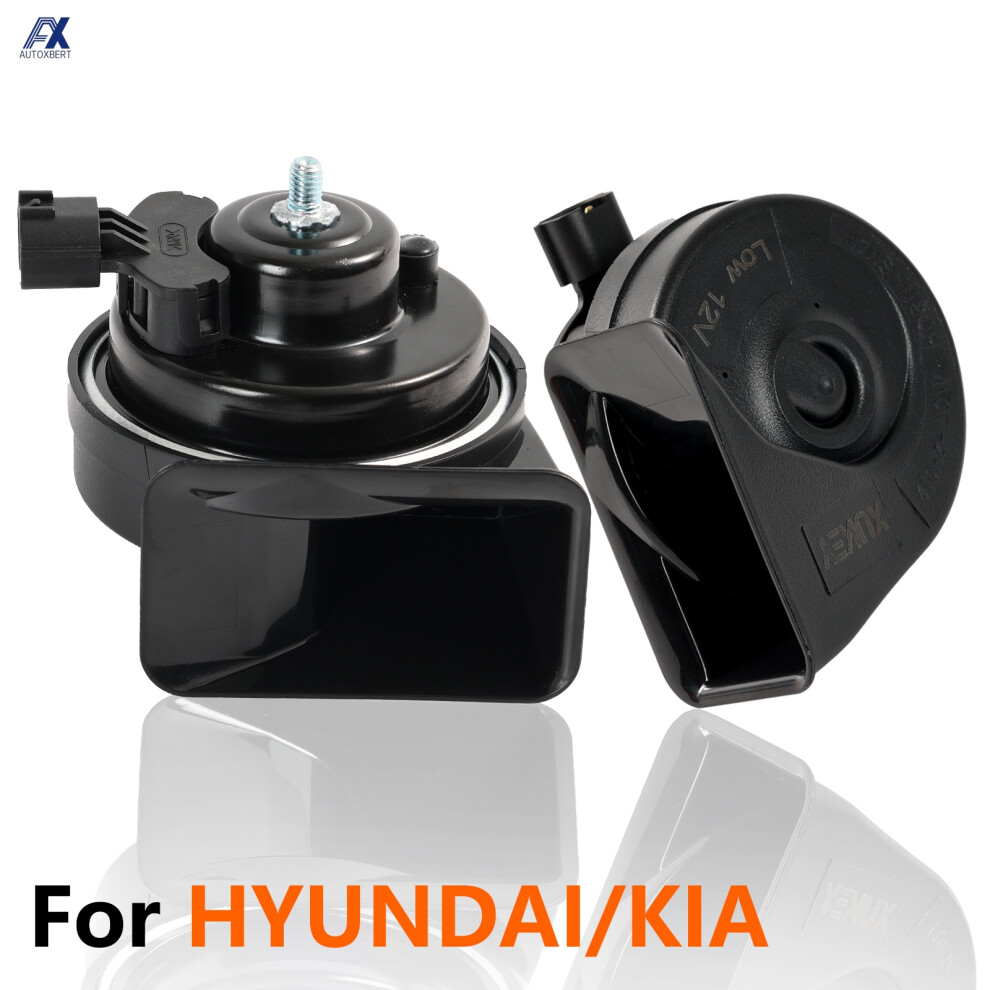 12V 110-125Db 410/510Hz High Low Pitch Snail Horn Loud For Kia Rio Sportage Hyundai Solaris Creta / Ix25 Accent Rb Hc Tucson I20 6935161470840