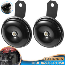 Jármű motorkerékpár kürt lemez 2 részes készlet Toyota Camry Yaris Crown Corolla Tacoma Supra Verso Aygo 12V 86520-01050 011225881