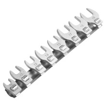 8 Stück 3/8 Zoll Antrieb Krähfuß-Schraubenschlüssel 10-12-13-14-15-17-18-19mm metrisches verchromtes Krähenfuß-Metriktasten-Set Multitool