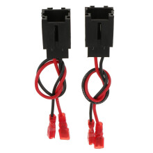 1 pár utángyártott hangszórócsatlakozó vezetékköteg adapter Peugeot 206 99-2015 autóhang 2-tűs dugós hangszórókábelkötereghez