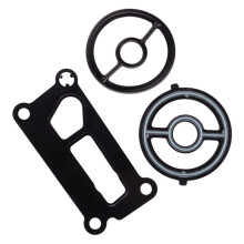 3-Stück-Motorölkühlerfilter-Dichtungsdichtung LF0214700 passend für Mazda 3 5 6 Tribute MX-5 Miata CX-7 B2300 LF0214342
