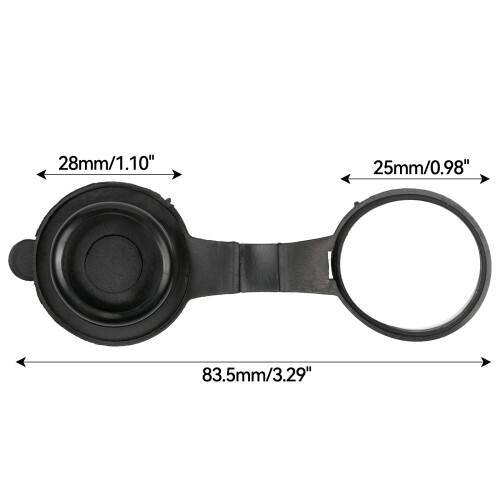 5x Καπάκι αναπτήρα αυτοκινήτου 12V Πρίζα Αδιάβροχο κάλυμμα Βύσμα Universal 1