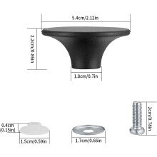 Puxador resistente ao calor para panela holandesa, alça de baquelite de ampla compatibilidade para panelas de ferro fundido esmaltado Le Creuset,