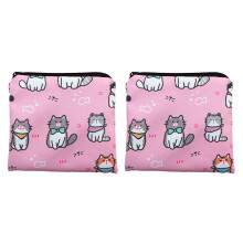 Sanitary Organizer, High-quality Material Wearable Durable Stain-proof Portable Menstrual Pad Bag, Waterproof Organizer for Women, 2 Pack