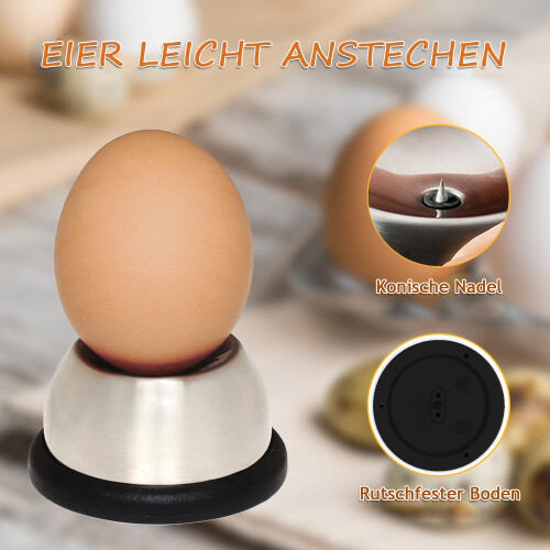Safe Material Egg Piercer, Easy to Clean Egg Hole Puncher Suitable For Various Egg-Shaped Dishes 1