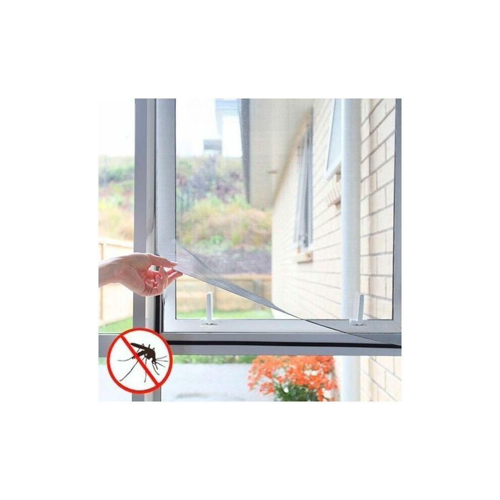 Custom Magnetic Window Screens, Adjustable Window Screen Mesh For Any Size Smaller Than 60X40 Inch With Premium Density Fiberglass, Privacy Assurance 9169997120847