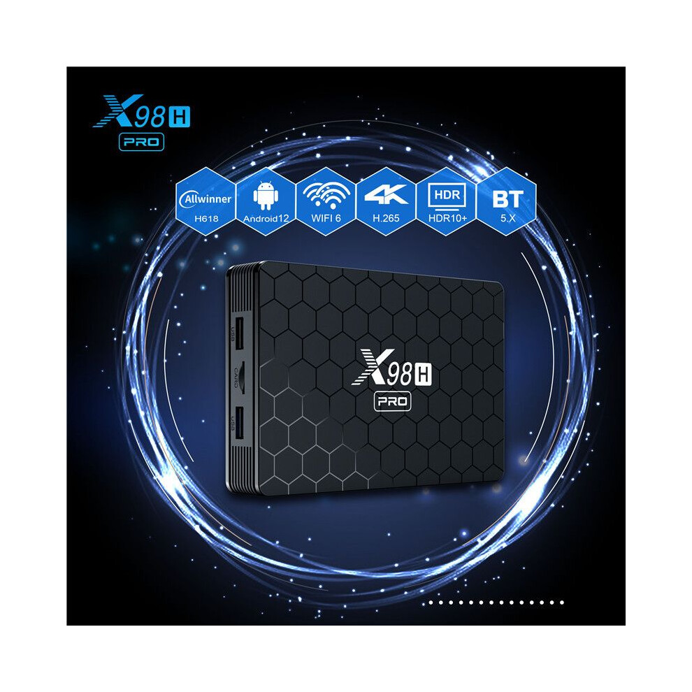 Smart Tv Upgrade, Quad-Core Processor Android Box 2024 For Home Entertainment, Wi-Fi 6 Enabled Streaming Device With 8K Decoder And Bluetooth 5.0, 9169997120533