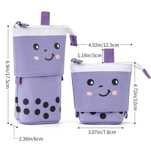 Χαριτωμένη αναδιπλούμενη κασετίνα για δημιουργικές ψυχές, ευρύχωρη αποθήκευση 1