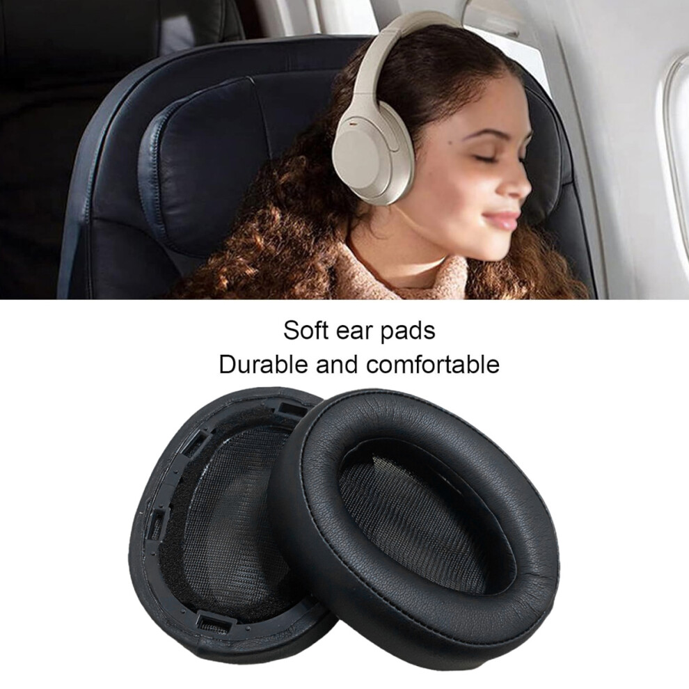 Replacement Ear Pads For Sony Headphones, Compatible With Sony Mdr-100Abn Wh-H900n, Premium Protein Leather Memory Foam Ear Cushions For Superior 9169997120304