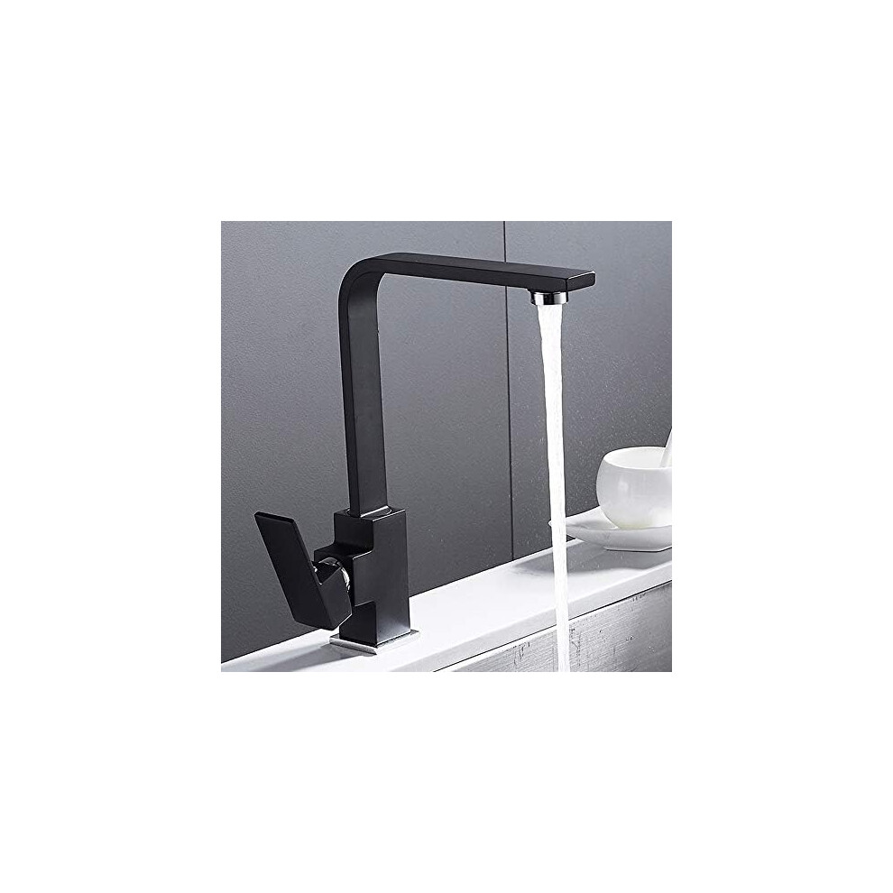 Swivel Spout Kitchen Faucet, Hot And Cold Water Control Ensures Versatility, Solid Brass Materials Guarantee Durability And Style 9405630933611