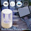 Advanced Insect Eliminator, High-Capacity Battery Bug Zapper With Dual Functionality For Efficient Pest Control, Boasting Wide Coverage And 3