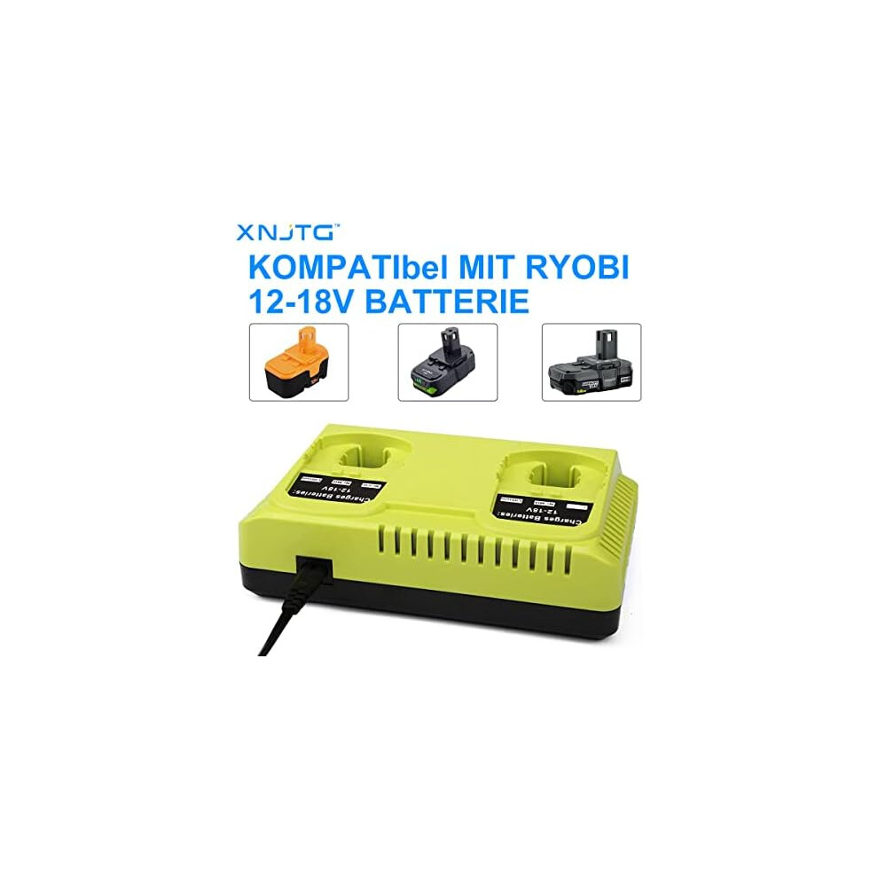 Fast Charger For Ryobi 18V Battery, Dual Chemistry Charger With Advanced Charging Technology For Quick And Safe Recharge 9169997059635
