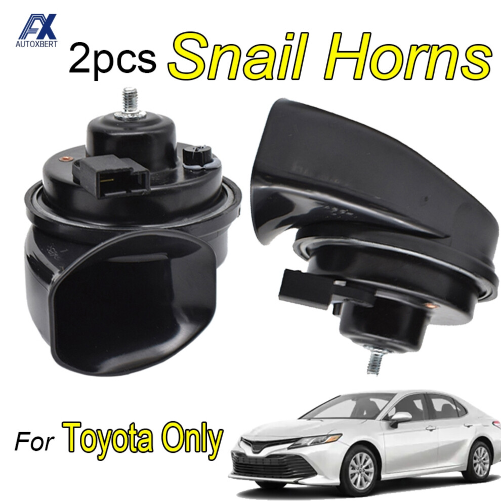 12V 110-125Db Snail Horn For Toyota C-Hr Camry Tacoma Highlander Land Cruiser Avensis Avalon Sequoia Yaris Avalon Corolla Rav4 6935161450569