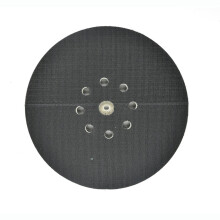 Plateau de ponçage adhésif pour usage professionnel, 215 mm, de rechange pour ponceuses orbitales aléatoires, perforé pour l'aspiration des