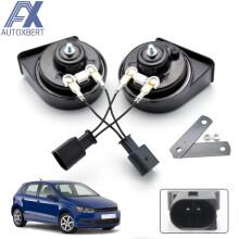 Auto Snail Horn 125db vízálló, magas alacsony hangmagasság VW Polo MK4 MK5 2002 - 2018 2017 2016 2015 2014 2013 2012 2011 2010 2009