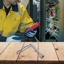 Ventilschalter, Dreiecksschlüssel, Wassermesser, Ventilwerkzeuge, Zinklegierung 1 Stück Marke, für Elektrogeräte, Handwerkzeuge