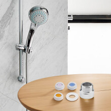 1pc Douchekop Stroomregelklep Waterbesparingsapparaat Stroomreduceraar 1/2 inch schroefdraad 3types Stroomslangbegrenzer Badkamer Acc