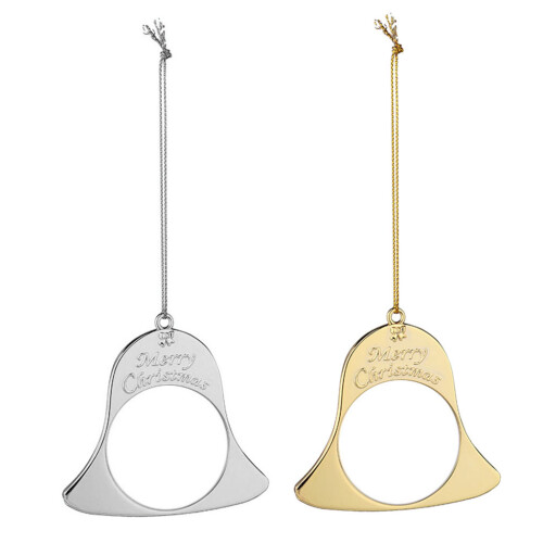 Pendentif d'arbre de Noël vierge par sublimation, pour-Argent 1