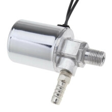 1/4" krómozott légkürt elektromos szolenoid szelep 12V/24V teherautó/furgonhoz Légkürt elektromos szolenoid szelep HASZNOS