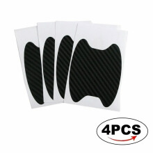 4Pcs Autotüraufkleber Carbonfaser-Autogriff Kratzfestigkeit Abdeckungsschutzfolie Außendesign für