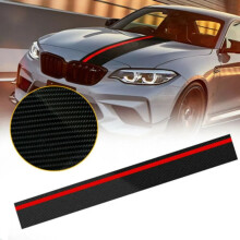 Findme AutoRacing Stripes 5D Carbonfaser-Autorallye-Rennstreifen Fronthauben-Aufkleber Tragbares Auto-Designaccessoire