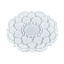 Plateau à thé en forme de poisson-globe, dessous de verre-lotus