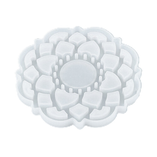 Silikon-Schmucktablett, Epoxidharz-Gussform,- Lotus