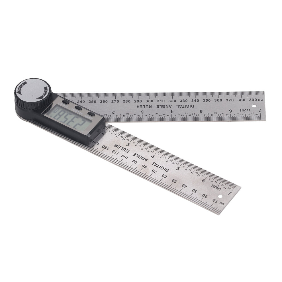 360 Protractor 0-200Mm Digital Angle Ruler With Sturdy Aluminum Alloy Design 4281369643893