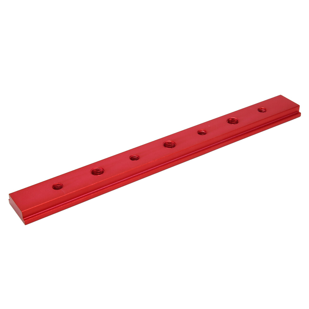 200Mm Aluminum Alloy T Slot Miter Track Jig For Woodworking Red 8331369643990