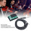 Violin Silent EQ Pickup B53 with Cable for Stringed Instruments 4
